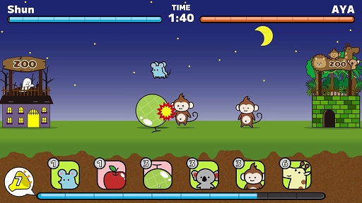 画像ギャラリー No.004のサムネイル画像 / 1人が持っていればもう1人は無料で遊べる。対戦型タワーディフェンス「動物園ウォーズ」，3月31日にSteamでリリース