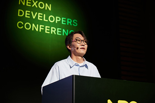 ���������꡼ No.001�Υ���ͥ������ / ��Nexon Developers Conference 25�ס��������롣�ͥ�������ɽ�������Ĺ�Υ��������ۥ��ˤ�륪���ץ˥󥰥��ԡ�����»�