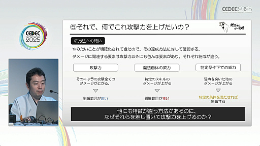 ���������꡼ No.017�Υ���ͥ������ / ����ʻ��ͤ�����פ���������ˤ�äƥ����೫ȯ�򥹥ࡼ���ˤ����ˡ���Ҳ𤵤줿���å������ݡ��ȡ�CEDEC 2025��