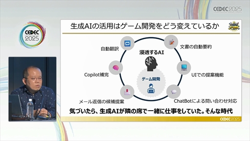 ���������꡼ No.005�Υ���ͥ������ / �����ˤ����롤�¿�������������AI�μ�����Ѥȥ��Хʥ󥹤Ȥϡ���CEDEC 2025��