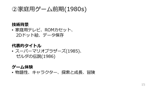 画像ギャラリー No.009のサムネイル画像 / 50年にわたるデジタルゲームの歴史を読み解く。3名のゲーム開発者による証言,そこから導き出される未来のゲームとは