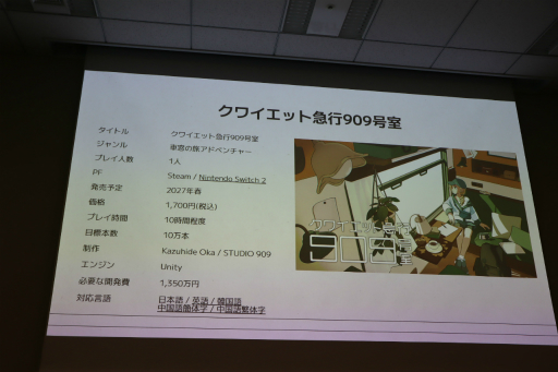 画像ギャラリー No.125のサムネイル画像 / 経産省のクリエイター支援プロジェクト「創風」2025年度 ゲーム部門の最終成果発表会が開催に。15組のクリエイターが成果物のゲームをプレゼン
