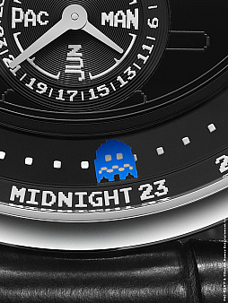画像ギャラリー No.003のサムネイル画像 / Krayon,15本限定の「パックマン」高級腕時計を発表。文字盤でパックマンとゴーストが追いかけっこ,日が落ちるとゴーストが青ざめる