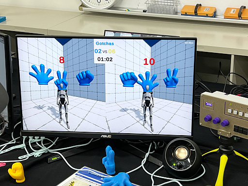 画像ギャラリー No.031のサムネイル画像 / 「TOKYO INDIE GAMES SUMMIT 2026」出展作品レポート(変わったコントローラ編)。ピザを焼き,ポップコーンを頂戴し,ビールで流し込んだ末,レジェンドクリエイターと遊んだ