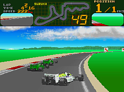 画像ギャラリー No.002のサムネイル画像 / アーケードアーカイブス版「ファイナルラップ」,3月26日配信。鈴鹿サーキットでF1のハイスピードバトルを楽しめる