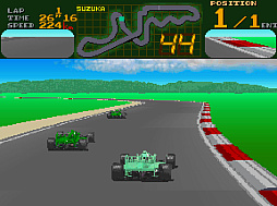 画像ギャラリー No.004のサムネイル画像 / アーケードアーカイブス版「ファイナルラップ」,3月26日配信。鈴鹿サーキットでF1のハイスピードバトルを楽しめる