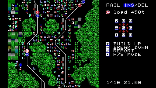 画像ギャラリー No.005のサムネイル画像 / 初代「A列車で行こう」，EGGコンソールで本日配信。線路を敷設し，大統領列車をゴールまで導くシミュレーションゲーム