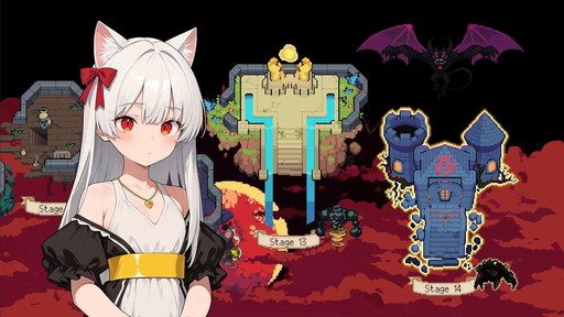 画像ギャラリー No.026のサムネイル画像 / 「キャットガールサバイバー」のSwitch版で新キャラが2体追加されるDLC配信。やりごたえのある新モードなど新規要素も続々登場【PR】