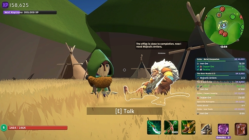 画像ギャラリー No.007のサムネイル画像 / 最大200人で冒険可能なローグライクADV「Minimo」が発表に。50種類のクラスで役割分担し，30分間でどこまで行けるか挑戦