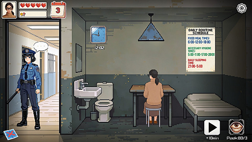 画像ギャラリー No.003のサムネイル画像 / 超能力乱用の疑いで特殊拘置所に収容,31日間の観察下で生き延びる。新作タイトル「窥视」発売開始