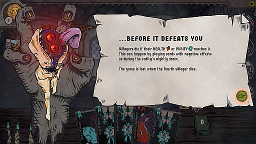 画像ギャラリー No.004のサムネイル画像 / 荒々しい治療で邪霊に立ち向かう。クトゥルフ神話モチーフの中世風デッキ構築ゲーム「呪血医」，2026年3月31日に早期アクセス開始