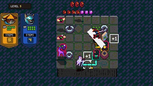 画像ギャラリー No.001のサムネイル画像 / 2キャラクターの移動先をプロットして敵を殲滅！ ローグライク戦略パズルゲーム「Dungeon Drawlers」，Steamストアページを公開