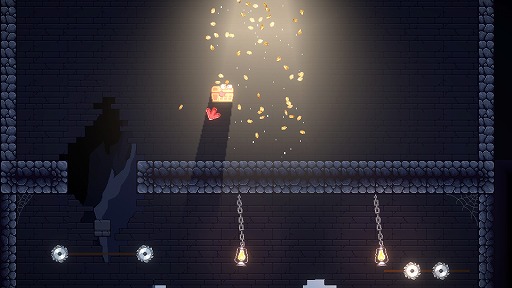 画像ギャラリー No.001のサムネイル画像 / 目指せ黒字クリア！ 体に蓄えた富をすり減らしながら進む，ミミックが主役のジャンプアクション「Jump Broke」，ストアページを公開