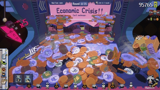 画像ギャラリー No.003のサムネイル画像 / デッキ構築型ローグライクコインプッシャーゲーム「RACCOIN: Coin Pusher Roguelike」，Steamで配信開始