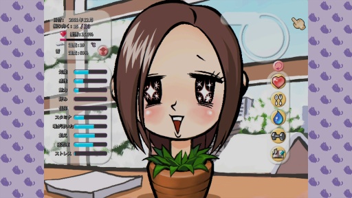 画像ギャラリー No.007のサムネイル画像 / ［プレイレポ］伝説の生首育成ゲーム，四半世紀の時を経て現代にリメイク。「TOMAK：Save the Earth Regeneration」さまざまな表情を見せる愛の女神と再会