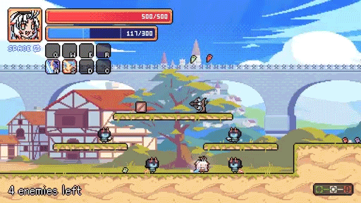 画像ギャラリー No.001のサムネイル画像 / “こだわり”が感じられる可愛さ。懐かしい雰囲気のドットアートが魅力の横スクロール2Dアクション「Deus Exia」，Steamストアページを公開