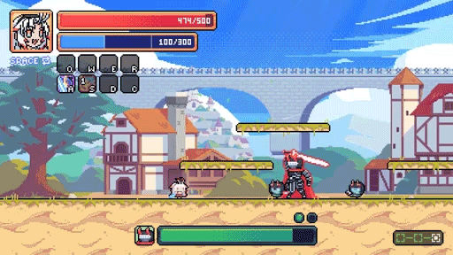 画像ギャラリー No.002のサムネイル画像 / “こだわり”が感じられる可愛さ。懐かしい雰囲気のドットアートが魅力の横スクロール2Dアクション「Deus Exia」，Steamストアページを公開