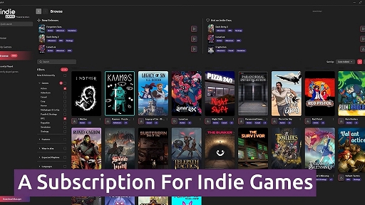 画像ギャラリー No.002のサムネイル画像 / インディーゲームを無限に遊べるサブスクリプションサービス「Indie Pass」，4月13日からPC向けにサービス開始