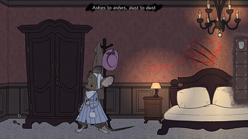 画像ギャラリー No.004のサムネイル画像 / 記憶喪失のネズミが主人公。自己存在の危機に直面しながら悪夢の出口を探る。ポイント＆クリックADV「Void: EMMA」，体験版を配信中