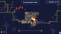 画像ギャラリー No.006のサムネイル画像 / 爆弾で鉱石ブロックを壊していく「FragMiner」，デモ版をSteamで配信開始。稼いだゴールドでスキルツリーを強化