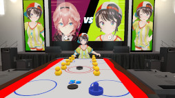 画像ギャラリー No.003のサムネイル画像 / holo Indie初のVR対応アクションゲーム「Holo Hockey」，Steamでリリース。ホロライブのメンバー8人とエアホッケーで対戦できる