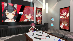 画像ギャラリー No.004のサムネイル画像 / holo Indie初のVR対応アクションゲーム「Holo Hockey」，Steamでリリース。ホロライブのメンバー8人とエアホッケーで対戦できる