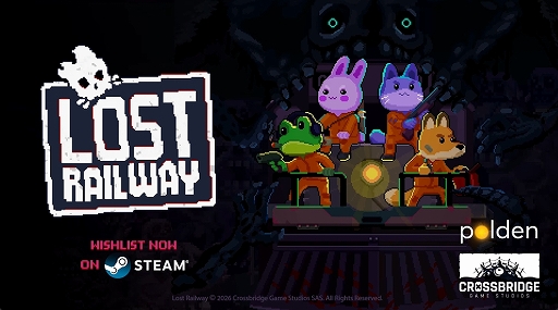 画像ギャラリー No.001のサムネイル画像 / かわいらしい動物たちが不気味なクリーチャーに立ち向かう。4人協力型ローグライクACT「ロスト・レイルウェイ」が発表に