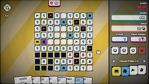 画像ギャラリー No.005のサムネイル画像 / 誰もが知る「マインスイーパー」をベースに，ローグライト要素を融合したタクティカルゲーム「インフィニティ・マインスイーパー：戦術領域」，2026年5月7日に発売