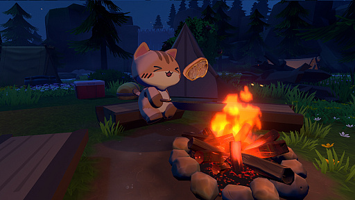 画像ギャラリー No.004のサムネイル画像 / 焚火を囲んでおしゃべりしたり,料理したりするまったりマルチプレイゲーム「Cozy Campfire Club」,プレイテストの参加者を募集中