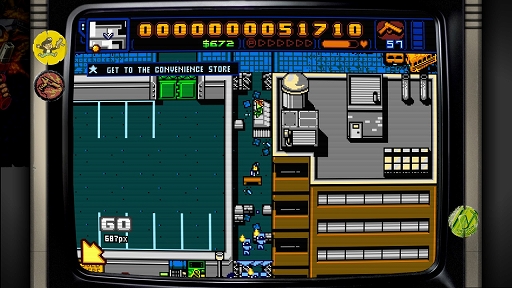 画像集 No.003のサムネイル画像 / ［GDC 2016］PS4のゲームをMS-DOSに移植？ 8bit風アクション「Retro City Rampage」開発者が21世紀におけるDOSゲーム開発を語った