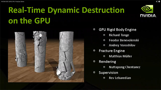 NVIDIA GDC 2012 GPU Fracture Demo