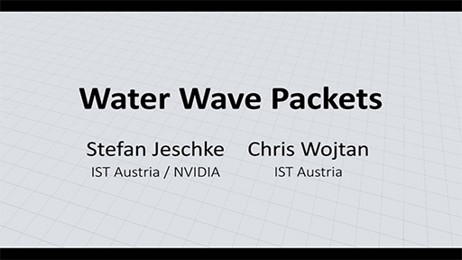 Water Wave Packetsθࡼӡ