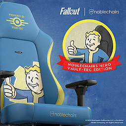 画像集#003のサムネイル/「Fallout」×noblechairsコラボのゲーマー向けチェアが本日発売。Vault Boyがニッコリほほえむ“Vault-Tec Edition”