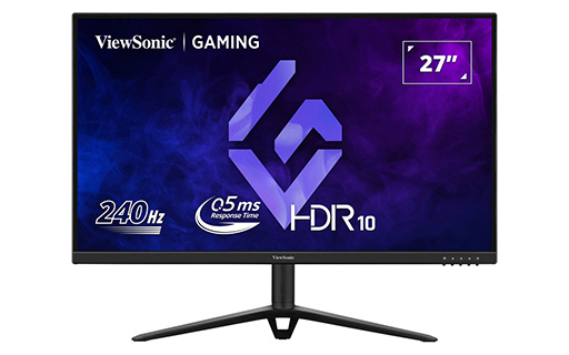 画像ギャラリー No.002のサムネイル画像 / 240Hz表示対応で2万円台のゲーマー向け液晶ディスプレイがViewSonicから。27インチと23.8インチの2サイズ