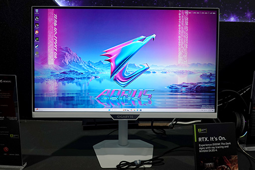 画像ギャラリー No.003のサムネイル画像 / デュアルモード4K液晶や500Hz表示対応の量子ドット有機ELディスプレイなど,今秋発売を予定するGIGABYTEの注目ディスプレイ
