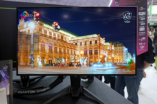 画像ギャラリー No.003のサムネイル画像 / 日本販売も視野に入れたASRockのゲーマー向け有機ELディスプレイは価格対スペック比に優れる