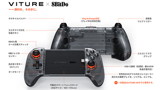 ���������꡼ No.007�Υ���ͥ������ / VITURE�Υ��󥰥饹���ǥ����ץ쥤���Ȥ߹�碌��ͥå��Х�ɷ�Android�ǥХ����ȹ��η�������ѥåɤ�6��20��ȯ��