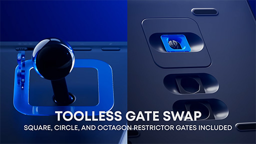 ���������꡼ No.004�Υ���ͥ������ / PS5�֥��ɽ�Υ��������ɥ��ƥ��å�������̾�ϡ�FlexStrike Wireless Fight Stick�ס�¿�̤ʵ�ǽ��������磻��쥹���������