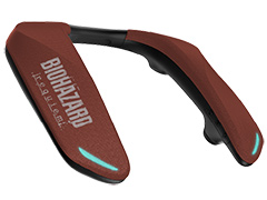 血のような赤に包まれた「バイオハザード レクイエム」コラボのネックバンドスピーカーが2月下旬に発売