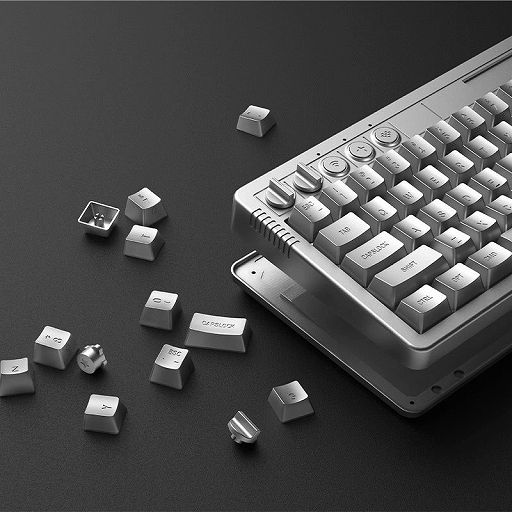 画像ギャラリー No.005のサムネイル画像 / Apple IIにインスパイアされた68キーボードが予約受付中。見た目はレトロだが,中身は最新仕様で,キーと筐体にはアルミニウム素材を採用