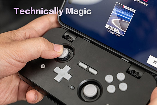 画像ギャラリー No.004のサムネイル画像 / マグネットでスマホを固定する折り畳み式コントローラ「Haykkim」,Kickstarterでクラウドファンディング開始