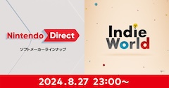 Υ˥ϥǥȥեȥ᡼ȥοϤNintendo DirectIndie World8272300ۿ