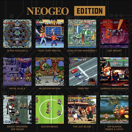 ���������꡼ No.015�Υ���ͥ������ / NEOGEO��6���ʤ��Ͽ����EVERCADE���ʥ����ȥ�å��ȡ�̾��14���ʤ���¢������ӥ����ൡ��Super Pocket NEOGEO Edition�פ�ȯɽ