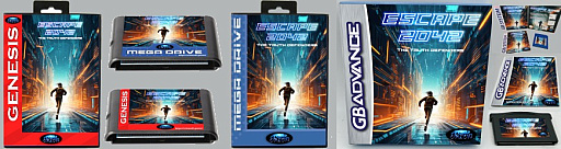 画像ギャラリー No.012のサムネイル画像 / メガドライブとGBA用の新作横スクロールアクション登場。サイバーパンク世界で復讐に燃える美女として無数の敵を倒す