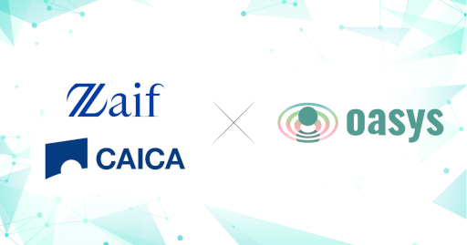 ���������꡼ No.001�Υ���ͥ������ / ����Ź�񻺸򴹽�Zaif�򱿱Ĥ���CAICA DIGITAL��Oasys���CAICA Verse����