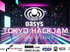 Oasys，ブロックチェーンゲームをテーマにした賞金総額6万5000ドルのハッカソン「Oasys TOKYO HACKJAM」を6月23日から開催