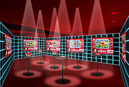 ���������꡼ No.011�Υ���ͥ������ / KONAMI�ȥ���ܤ����֥ܥ�С��ԥΡפ�AR�������ڤ���롣�֥ԥΡפο��ѥå�������10��9�������ָ��������