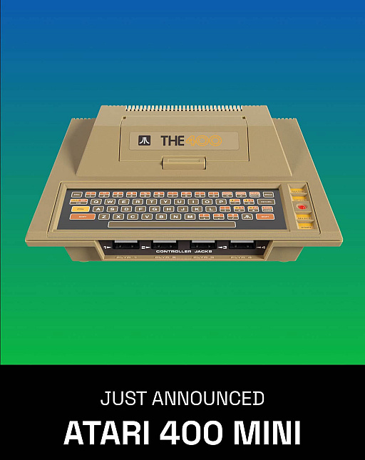 Atari 400פǥˤAtari 400 Miniȯɽ400ǤʤAtari8ӥåȥեߥ꡼̤бߥ˥ൡ