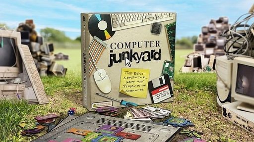 画像ギャラリー No.001のサムネイル画像 / 高騰するパーツを確保し,レトロゲームを動かせるPCを組み上げろ。ボードゲーム「ComputerJunkyard」のKickstarterキャンペーンが展開中