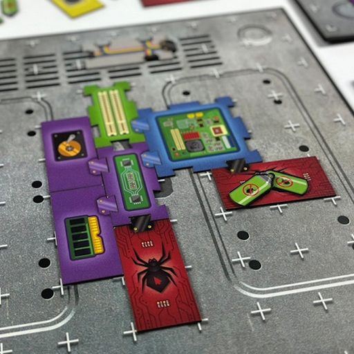 画像ギャラリー No.007のサムネイル画像 / 高騰するパーツを確保し,レトロゲームを動かせるPCを組み上げろ。ボードゲーム「ComputerJunkyard」のKickstarterキャンペーンが展開中